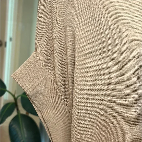 Zara Tan Sheer swim cover up Maxi Dress Sleeveless Resort Wear - Picture 10 of 14